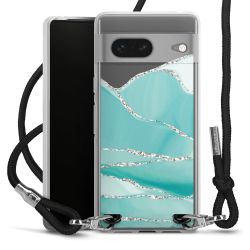 Carry Case Transparent Fabric black/silver