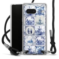 Carry Case Transparent Fabric black/silver