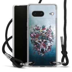 Carry Case Transparent Fabric black/silver