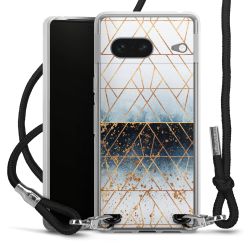 Carry Case Transparent Fabric black/silver