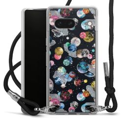 Carry Case Transparent Fabric black/silver