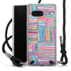 Carry Case Transparent Fabric black/silver