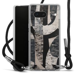 Carry Case Transparent Fabric black/silver