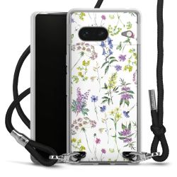 Carry Case Transparent Fabric black/silver