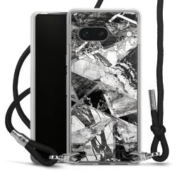 Carry Case Transparent Fabric black/silver