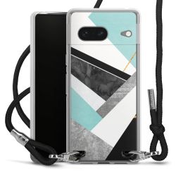 Carry Case Transparent Fabric black/silver