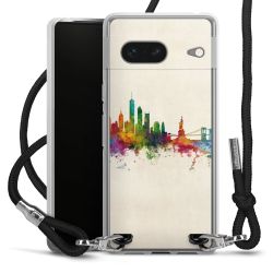 Carry Case Transparent Fabric black/silver