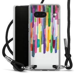 Carry Case Transparent Fabric black/silver