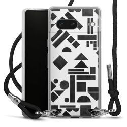 Carry Case Transparent Fabric black/silver