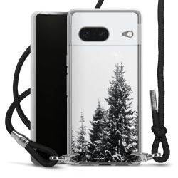 Carry Case Transparent Fabric black/silver