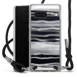 Carry Case Transparent Fabric black/silver