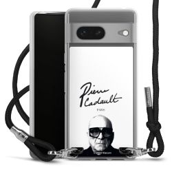 New Carry Case Transparent Stoff schwarz/silber