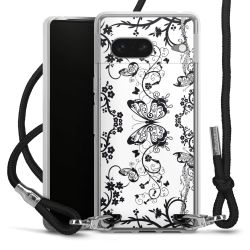 Carry Case Transparent Fabric black/silver