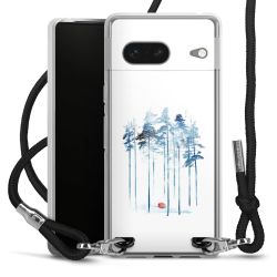 Carry Case Transparent Fabric black/silver