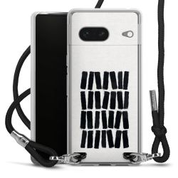 Carry Case Transparent Fabric black/silver