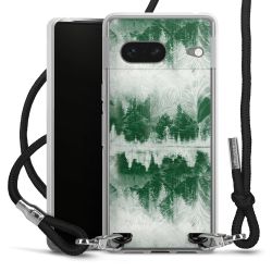 Carry Case Transparent Fabric black/silver