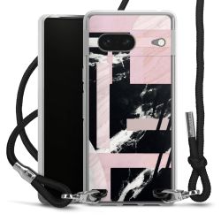 Carry Case Transparent Fabric black/silver