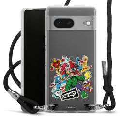 New Carry Case Transparent Stoff schwarz/silber