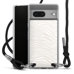 New Carry Case Transparent Stoff schwarz/silber