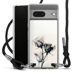 New Carry Case Transparent Stoff schwarz/silber