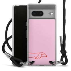 New Carry Case Transparent Stoff schwarz/silber