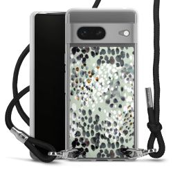 New Carry Case Transparent Stoff schwarz/silber