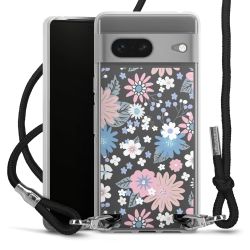 New Carry Case Transparent Stoff schwarz/silber