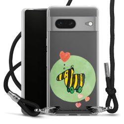 New Carry Case Transparent Stoff schwarz/silber