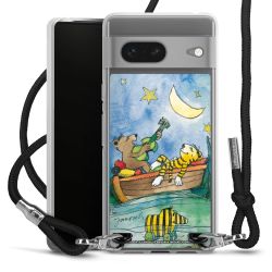 New Carry Case Transparent Stoff schwarz/silber