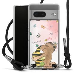 New Carry Case Transparent Stoff schwarz/silber