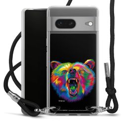 New Carry Case Transparent Stoff schwarz/silber