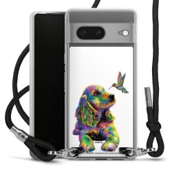 New Carry Case Transparent Stoff schwarz/silber