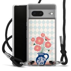 New Carry Case Transparent Stoff schwarz/silber