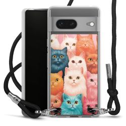 New Carry Case Transparent Stoff schwarz/silber