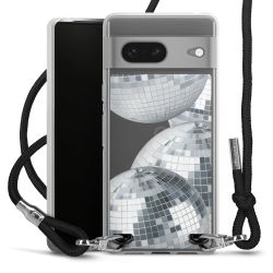 New Carry Case Transparent Stoff schwarz/silber