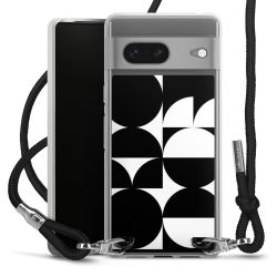 New Carry Case Transparent Stoff schwarz/silber