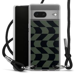 New Carry Case Transparent Stoff schwarz/silber