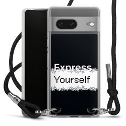 New Carry Case Transparent Stoff schwarz/silber