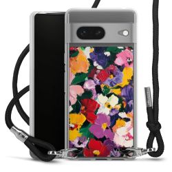 New Carry Case Transparent Stoff schwarz/silber