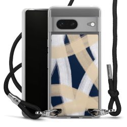 New Carry Case Transparent Stoff schwarz/silber