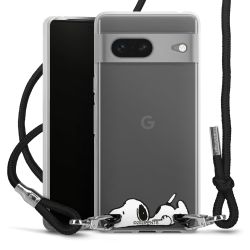 New Carry Case Transparent Stoff schwarz/silber