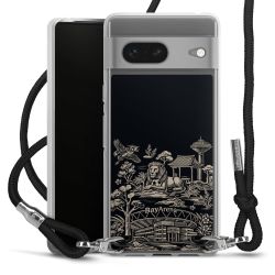 Carry Case Stoff schwarz/silber