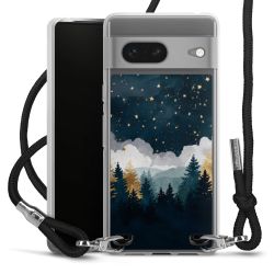 New Carry Case Transparent Stoff schwarz/silber