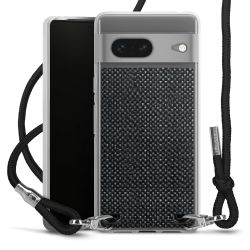 New Carry Case Transparent Stoff schwarz/silber