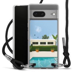 New Carry Case Transparent Stoff schwarz/silber