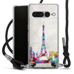 Carry Case Transparent Fabric black/silver