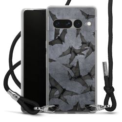 Carry Case Transparent Fabric black/silver