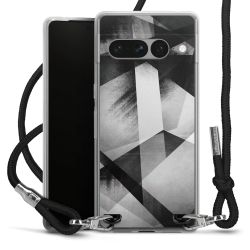 Carry Case Transparent Fabric black/silver