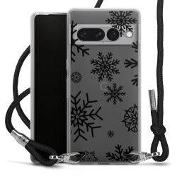 Carry Case Transparent Fabric black/silver