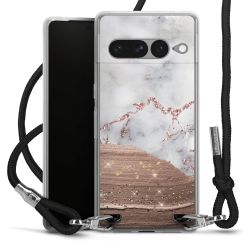 Carry Case Transparent Fabric black/silver